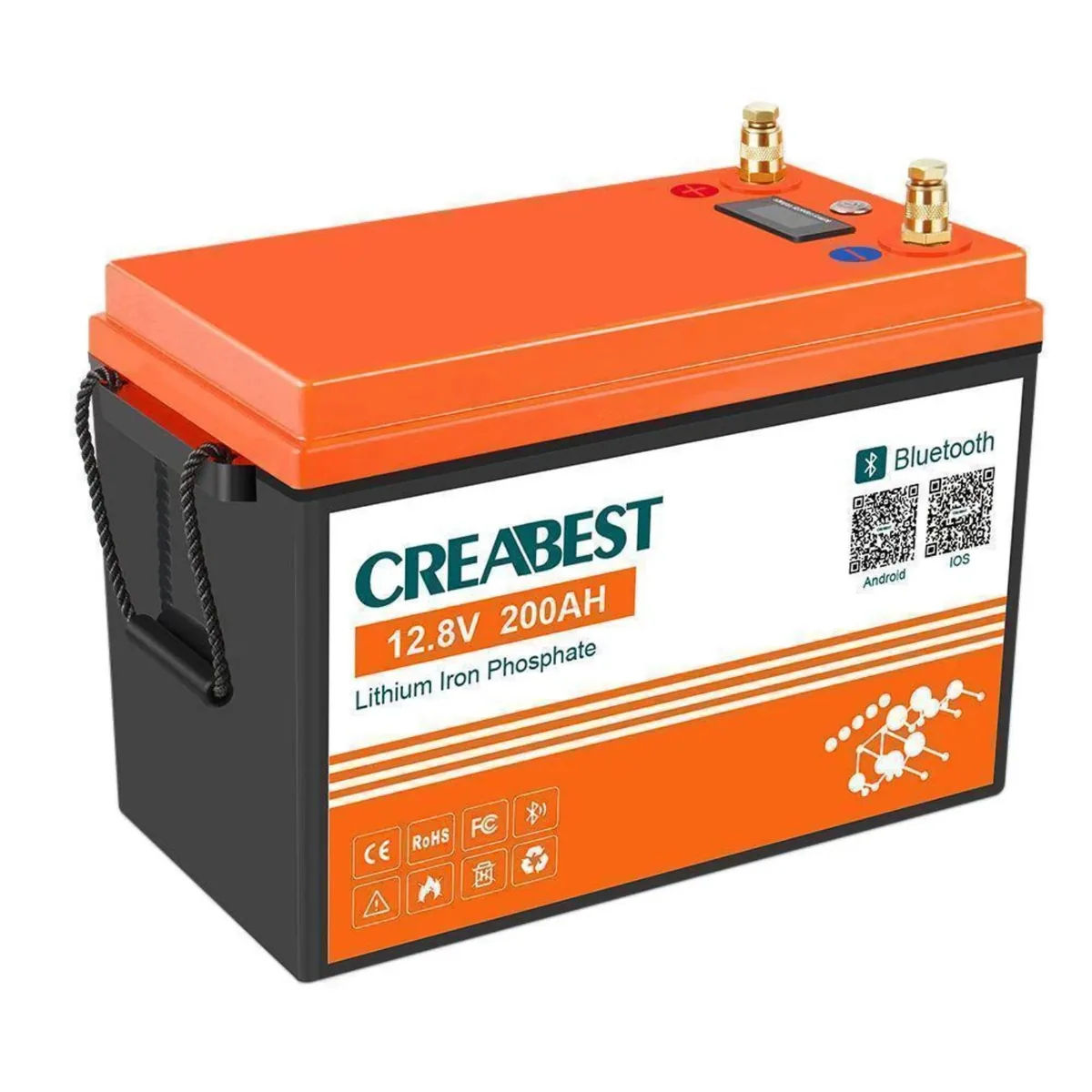 Batterie Creabest 200Ah 12,8V LiFePO4 Bluetooth